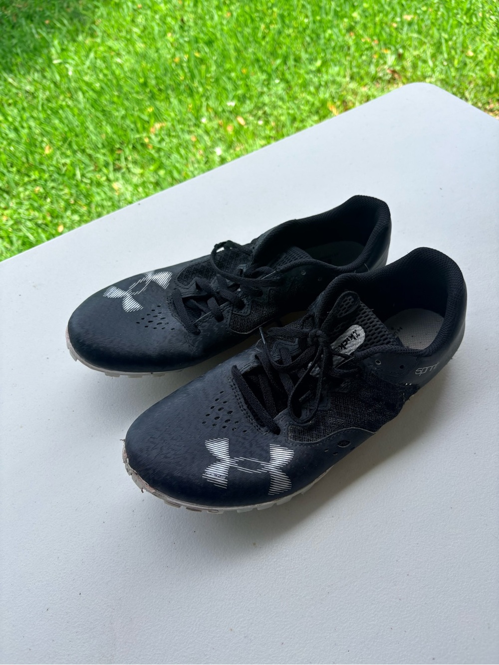 Under Armour Black and White Training Sneakers
